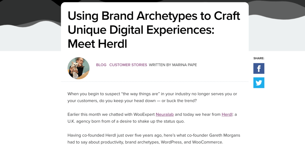 Herdl Interview on WooCommerce blog