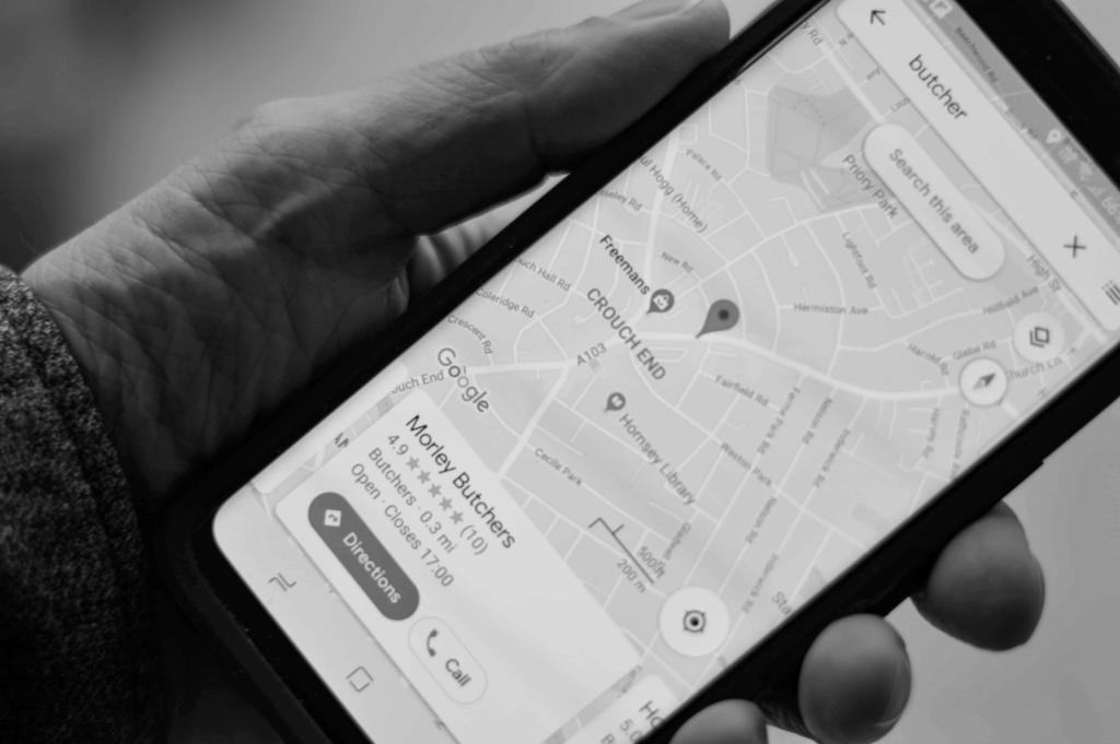 Google Reviews Service on Mobile Phone