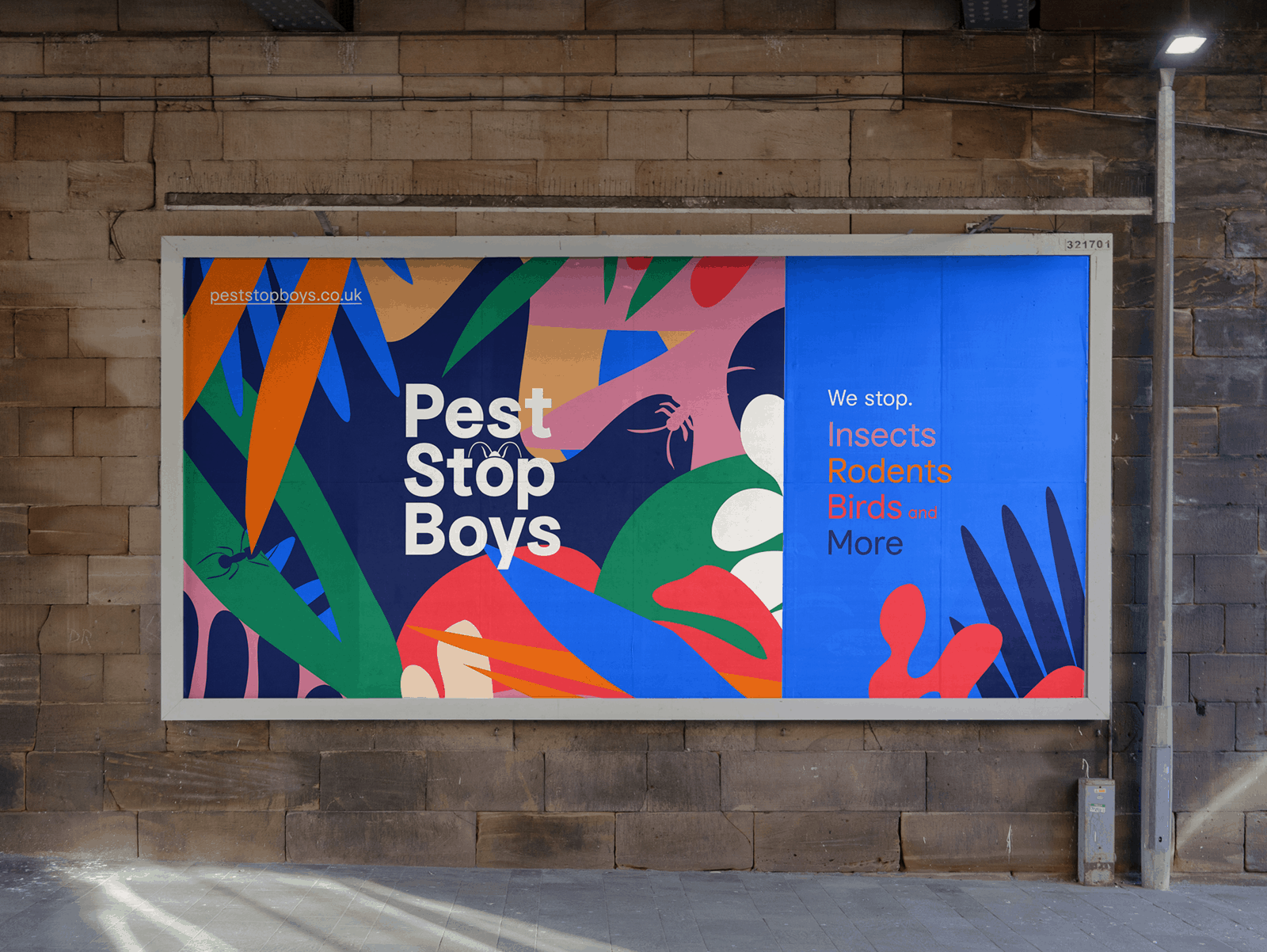 pest stop boys brand poster