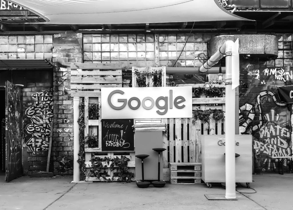 Google Logo In Street