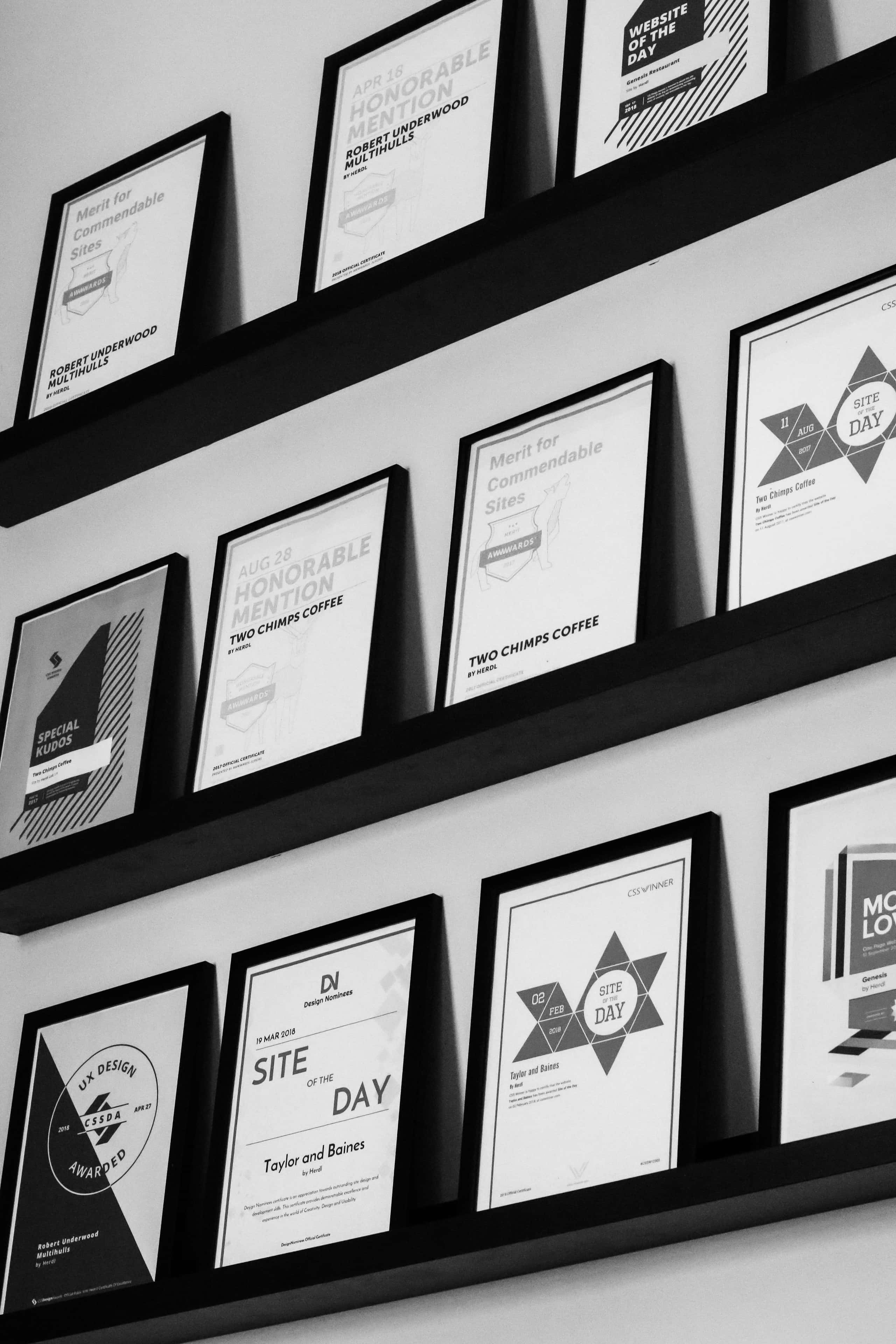 Herdl Web design awards
