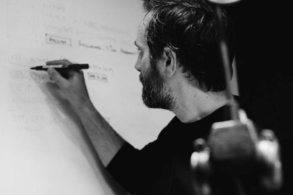 Ged Day using whiteboard