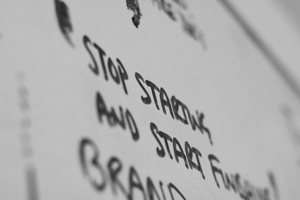 stop starting and start finishing