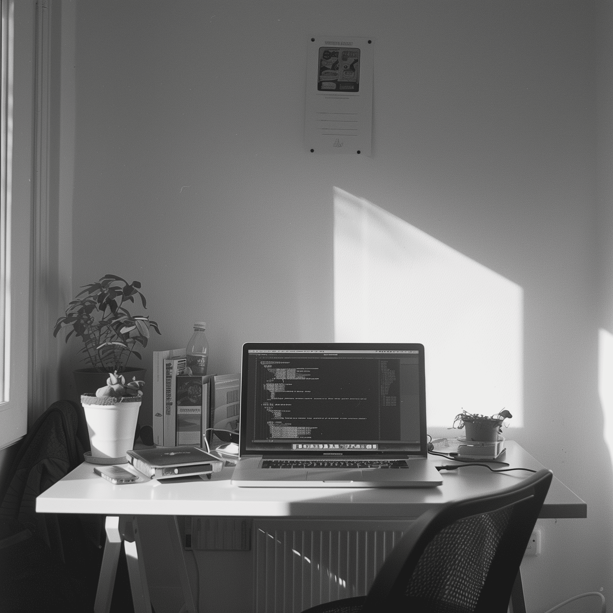 python code on laptop